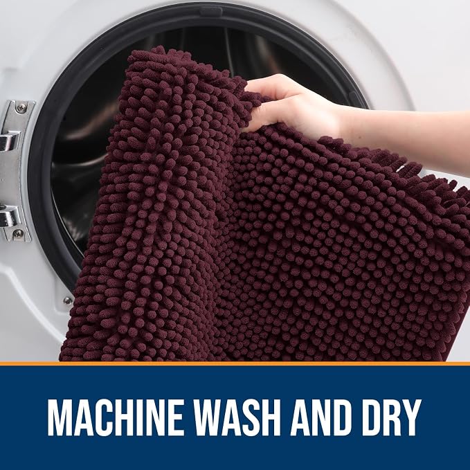 OLANLY Dog Door Mat for Muddy Paws 24x16, Absorbs Moisture and Dirt, Absorbent - Image 5