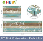HEBE Anti Fatigue Kitchen Mat Set of 2 Non Slip Cushioned Kitchen Mats - Image 2