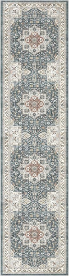 Vintage Hallway Runner Rug 3x12: Large Soft Washable Entryway - Image 10