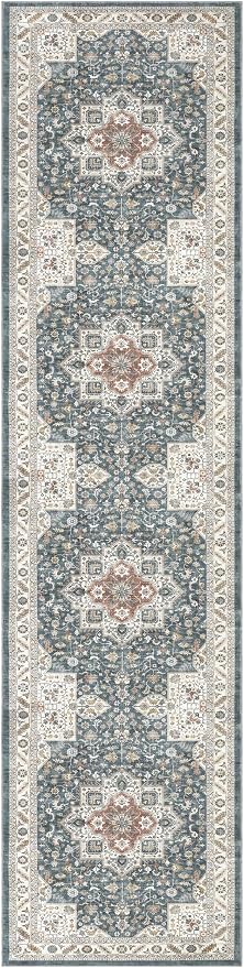 Vintage Hallway Runner Rug 3x12: Large Soft Washable Entryway - Image 10