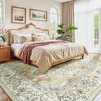 Lessymo 8 x 10 Area Rugs for Living Room, Machine Washable Area Rugs Boho Faux - Image 2