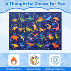 6x9 ABC Classroom Rug for Kids Playroom, Alphabet Rug - Image 4