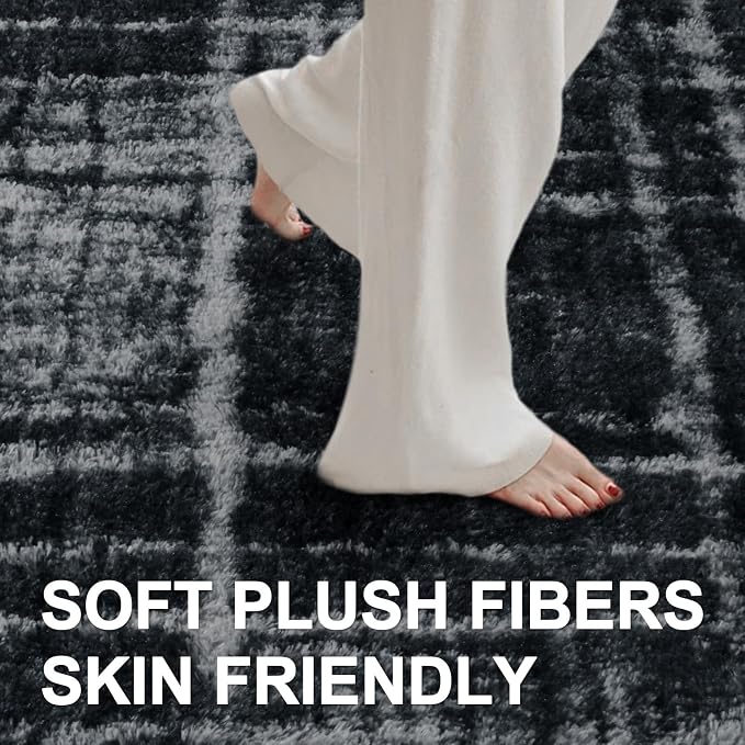 9x12 Ft Extra Large Shag Rugs for Living Room, Ultra Soft Fluffy Furry Area - Image 4