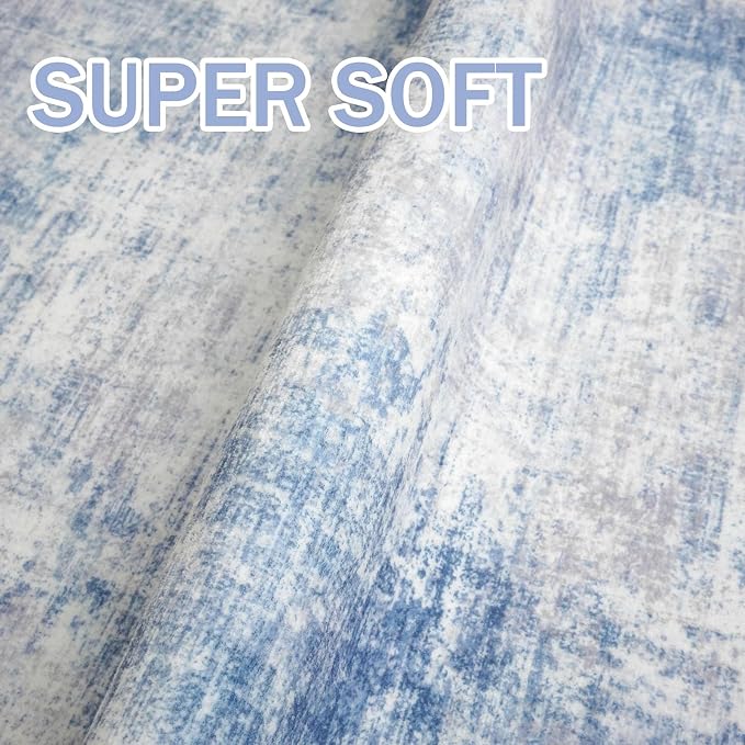 IOHOUZE Abstract Runner Rug 3x14 Ft Washable Runners - Image 6