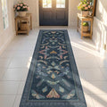 Washable 2x8 Insect Entryway Runner Rug by HazoHaus