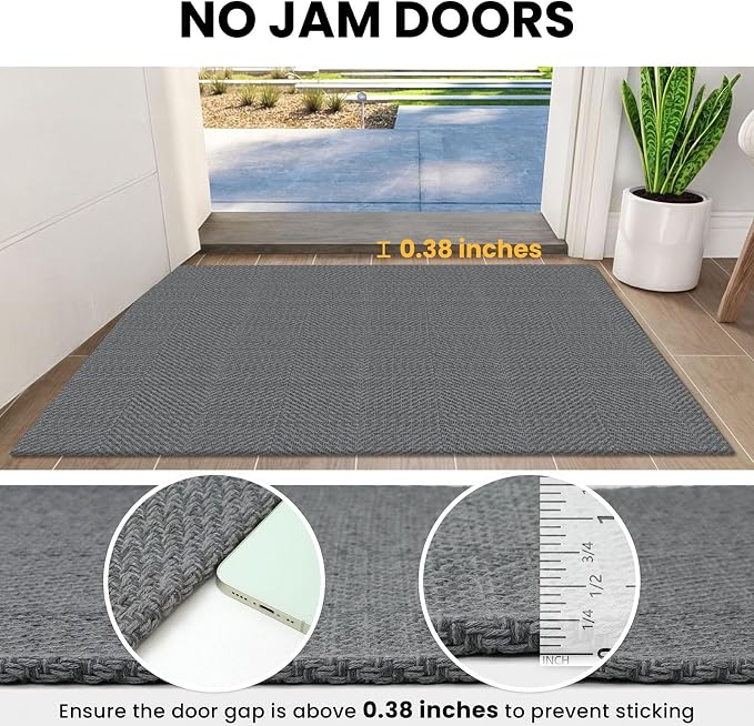 IOHOUZE Washable Runner Rug 2x6 Non Slip Runners - Image 2