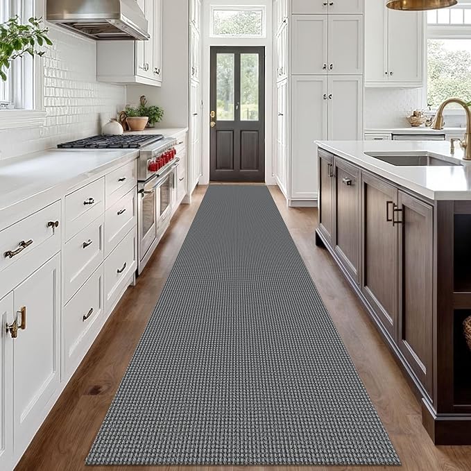 IOHOUZE Washable Exrea Long Hallway Runner Rug 3x18 Non Slip Rubber Backed - Image 7