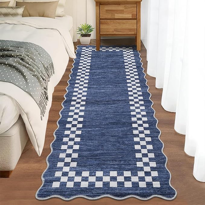Rug Runners for Hallways 2x8 Washable Kitchen Runner Rug Non Slip Low Pile - Image 3