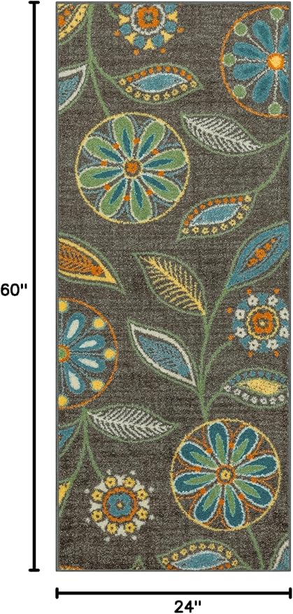 Maples Rugs Reggie Floral Runner Rug - Image 2
