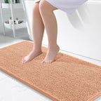 OLANLY Large Bathroom Rugs 50x30, Extra Soft Absorbent Chenille Bath Rugs by OLANLY