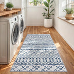 KUTA Vintage Boho Washable Rugs 3x5, Moroccan Non Slip Entryway Rug - Image 3