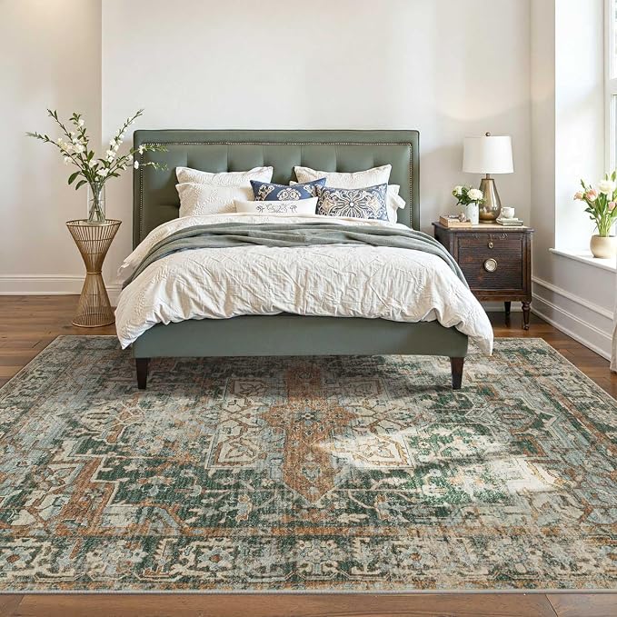 Rugxara 6x9 Area Rugs for Living Room Bedroom, Large Washable Rug, Non Slip & - Image 3