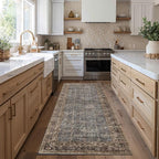 CHAMPLANT 2x6 Hallway Washable Runner Rug Vintage Soft Kitchen Laundry Runner by CHAMPLANT