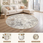 UERMEI 8ft Round Area Rug Living Room Rugs - Image 2