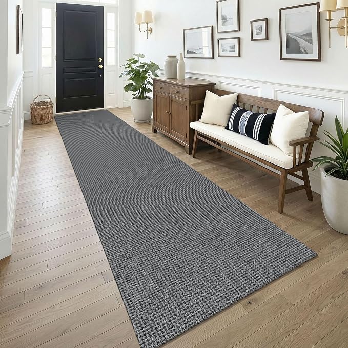 KOZYFLY 3x14 Runners Rugs for Hallway, Long Washable Runner Rug, Non Slip by KOZYFLY