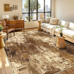 RELEANY Washable Area Rugs 2'x6' Non-Slip Modern Abstract Soft - Image 9