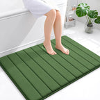 OLANLY Memory Foam Bath Mat 40x32, Super Soft Absorbent Bathroom Rugs, Quick Dry by OLANLY