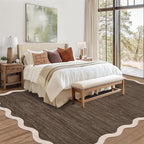 GarveeHome Scalloped Washable Area Rug 6 x 9 Rugs - Image 3