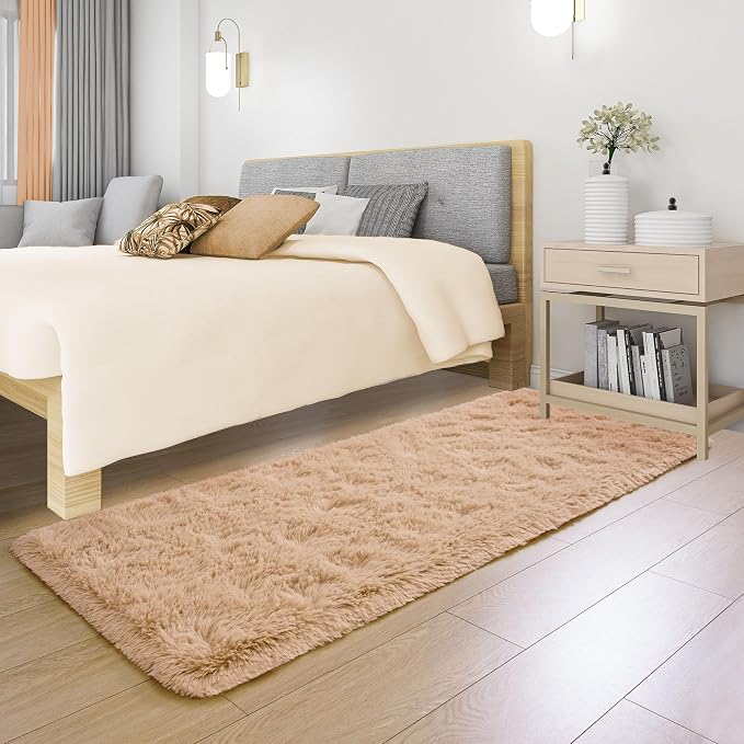 Tepook Soft Runner Rugs for Bedroom Living Room, Fluffy Plush Rug 2x6 for Kids - Image 3