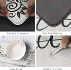 HEBE Anti Fatigue Kitchen Mat Set of 2 Non Slip Cushioned Kitchen Mats - Image 4