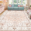 CAPALOCA Machine Washable Rugs Nursery Rug 9x12 Cute Girl Non Slip Low Pile by CAPALOCA