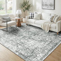 CAPALOCA Machine Washable Rugs Nursery Rug 3x5 Cute Girl Non Slip Low Pile by CAPALOCA