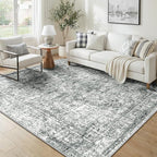CAPALOCA Machine Washable Rugs Nursery Rug 4x6 Cute Girl Non Slip Low Pile - Image 2