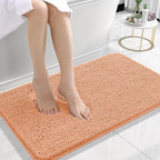 OLANLY Small Bathroom Rugs 24x16, Extra Soft Absorbent Chenille Bath Rugs by OLANLY