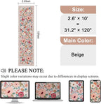 DUKINO Runner Rug for Hallway, 2.6x10 Washable Floral Long Kitchen Rug - Image 2