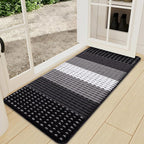 Kitinjoy Indoor Outdoor Door Mat, 47x24 Non-Slip Absorbent Dirt Trapper by Kitinjoy