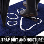 Smiry Dog Door Mat for Muddy Paws, Absorbent Dirt Trapper Non Slip Quick Dry - Image 2