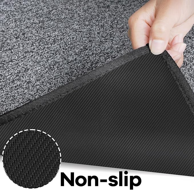 AREDO Door mat with Non Slip Rubber Backing, Washable Soft Floor Carpet - Image 5
