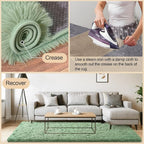 Mugorn 5x7 Rugs for Living Room, Soft Carpet Shag Kids Room Rug, Non-Slip Fuzzy - Image 5