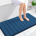 OLANLY Memory Foam Bath Mat 44x24, Super Soft Absorbent Bathroom Rugs, Quick Dry by OLANLY