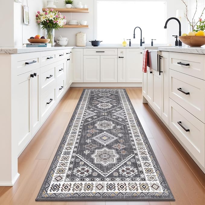 HEBE Washable Kitchen Rugs Runner 24"x72", Non Slip Hallway Runner Rug - Image 9