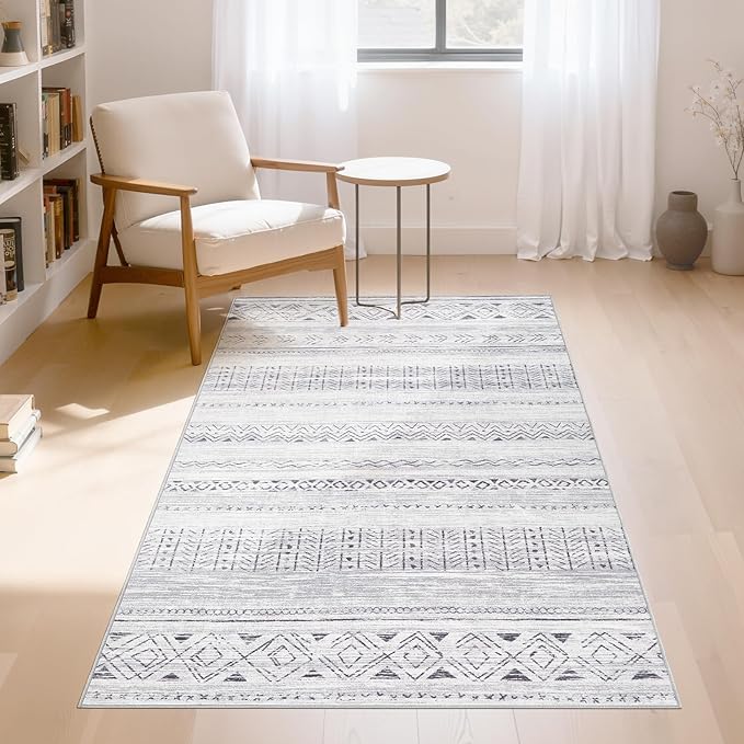 cotiled 3x5 Area Rugs Living Room Rug: Washable Boho Rugs by COTILED