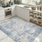 4x6 Area Rugs Washable Living Room Rug-No Slip Soft Carpets Modern Abstract - Image 4