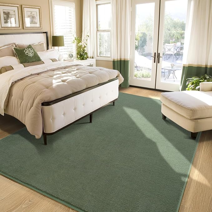 Amearea Large Modern Area Rugs for Bedroom Living Room, 8x10 Feet Sage Green - Image 2