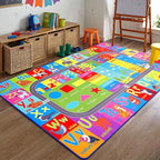 HOMORE Kids Rug, 7x10 ABC Rugs for Playroom Educational Rug for Childerns - Image 9