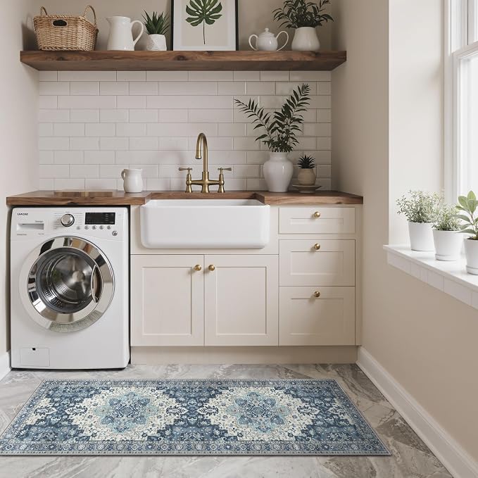 GENIMO Kitchen Rugs Non Slip Washable, 2’x5’ Kitchen Mats - Image 2