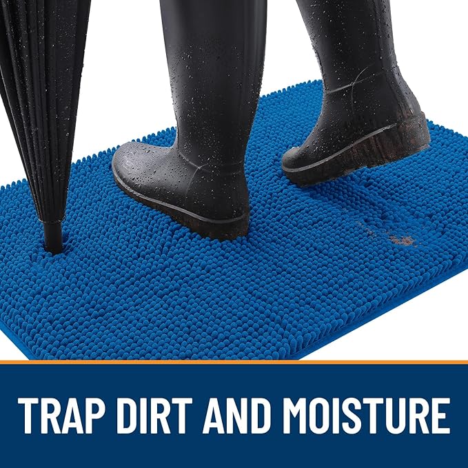 OLANLY Dog Door Mat for Muddy Paws 70x46, Absorbs Moisture and Dirt, Absorbent - Image 2