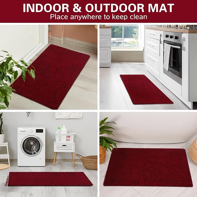 Indoor Ultra Thin Doormat, Low Profile Inside Doormats, Non Slip Rubber Backing - Image 7