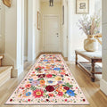 Rug for Hallways Kitchen Rug 3x7 Blush Garden, Non Slip Washable Runner Rug by WelcometoBabovid