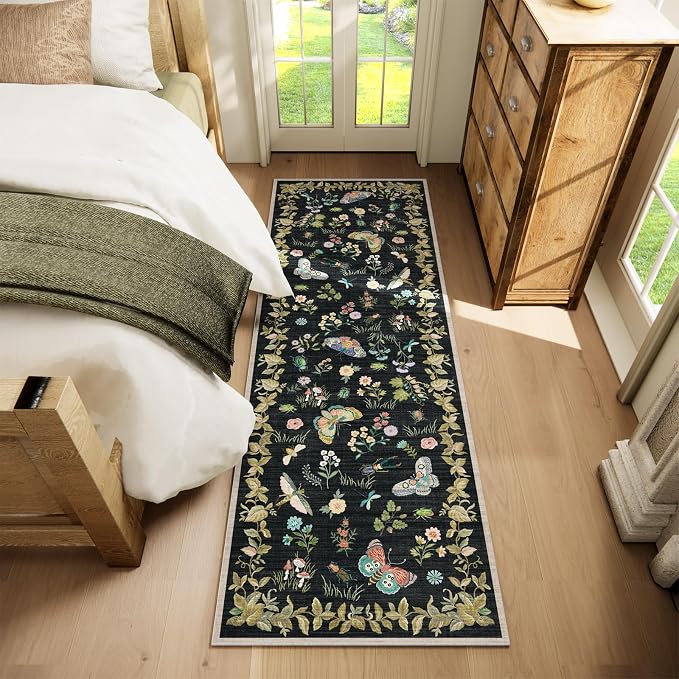 Washable Runners for Hallways Kitchen Rugs: 2'x6' Runner Rug Stain Resistant - Image 9