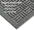 Mibao Front Door Mat Indoor Outdoor Entrance, Dirt Trapping Waterproof - Image 5