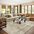 Washable Area Rugs for Living Room: 8x10 Bedroom Area Rugs Boho Vintage Rugs by palohom