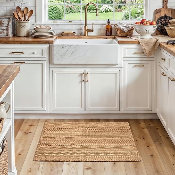 MatEssenz 20"x30" Kitchen Rugs, Woven Kitchen Mats by MatEssenz