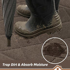 BEQHAUSE Dirt Trapper Door Mat 32" x 48", Doormat Non-Slip Entryway Rugs - Image 3