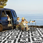 SAND MINE Waterproof Outdoor Rug 9x18 ft, Plastic Straw Rug, Modern Area Rug - Image 5