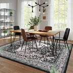 Moynesa Tiger 8x10 Area Rug, Washable Boho Rugs - Image 7